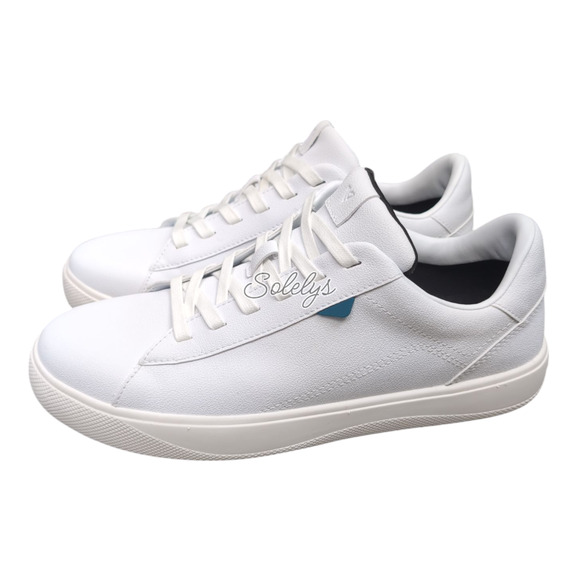 Vessi Soho 2 Mens 9 Ivory White Low Top Waterproof Vegan Leather Casual Sneaker - Picture 3 of 12